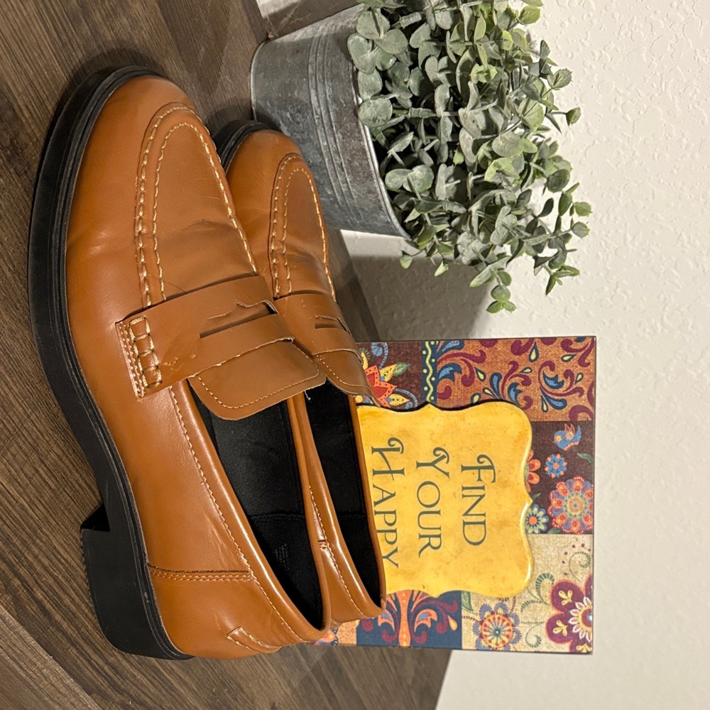Torrid Brown Leather Loafers